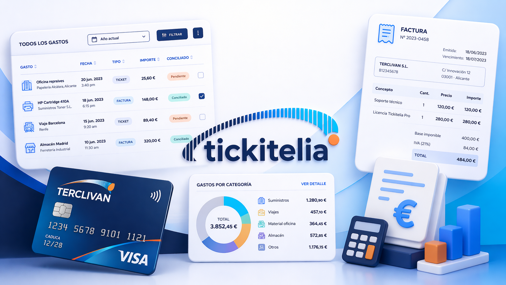 Vista del proyecto Tickitelia